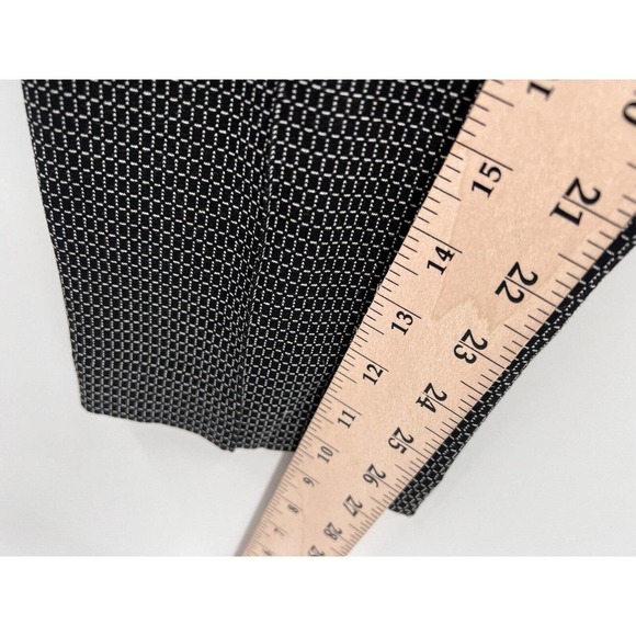 Fenn Wright Manson Women's Size 12 Ankle Trousers Pants Check Print Seamed Zip - Picture 4 of 7